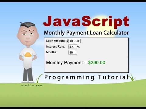Javascript Aylık Ödeme Kredi Hesap Makinesi Programlama Eğitimi