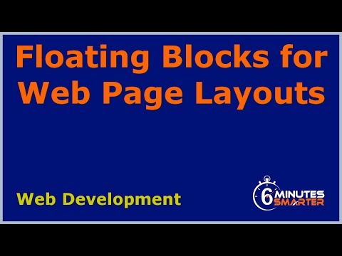 Web Sayfa Düzenleri İçin Kayan Blok Öğeleri