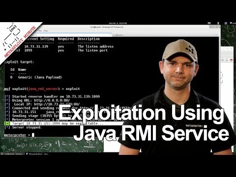 Java Rmı Servisi - Metasploit Dakika Kullanarak Sömürü