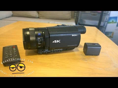 Sony Fdr-Ax100 4K Uhd Unboxing Video Kamera Ve Kurulum