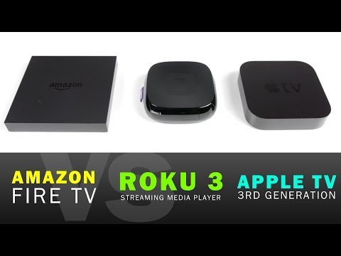 Amazon Yangın Tv Vs Apple Tv Vs Roku 3 Tam Karşılaştırma