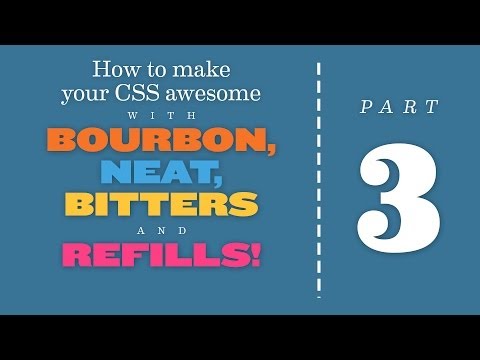 Awesome Css Bourbon, Temiz, Apsent Ve Doldurma İle! (Part 3/6)