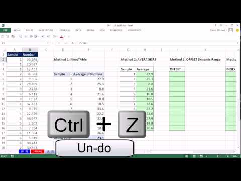 Excel Sihir Numarası 1117: Ortalama Her Örnek İçin Hesaplama: Çokeğerortalama, Özet Tablo Veya Kenardan Uzaklık