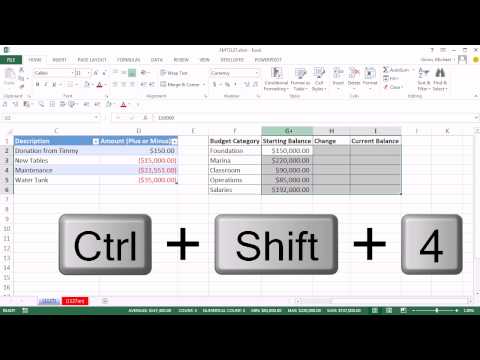 Excel Sihir Numarası 1127: Bütçe Başlangıç, Değişim Ve Bakiyeleri Excel Biten Otomatik Olarak İzleme