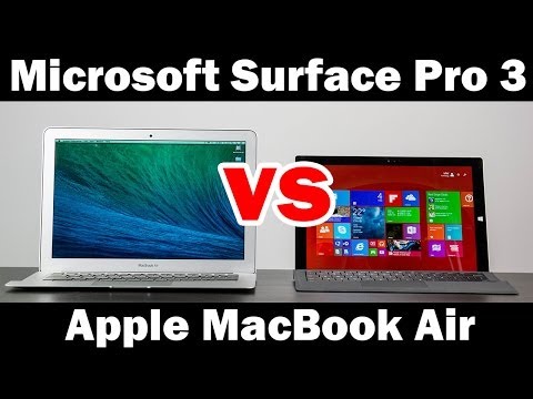 Microsoft Surface Pro 3 Vs 13" Macbook Air Tam Karşılaştırma