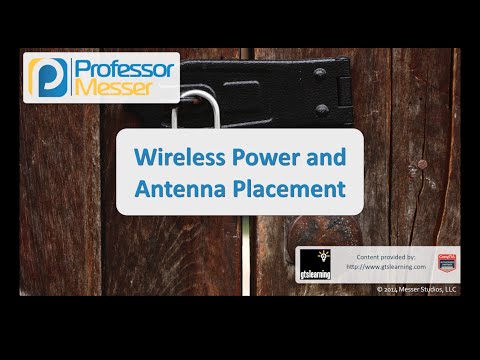 Kablosuz Güç Ve Anten Yerleşim - Sık Güvenlik + Sy0-401: 1.5