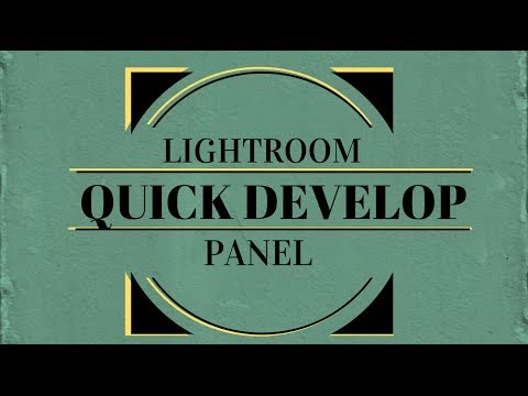 Lightroom - Hızlı Geliştirin Bir Görüntü İşlemek İçin Kullanma