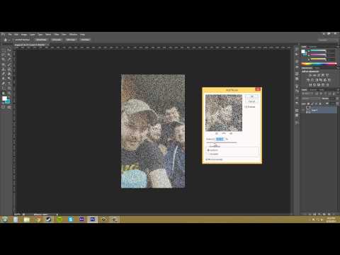 Photoshop Cs6 Eğitimi - 77 - Gürültü Filtresi Kullanma