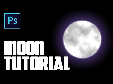 Nasıl Photoshop'ta Bir Ay Oluşturmak İçin