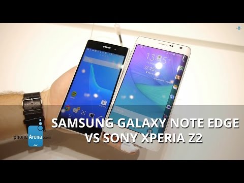 Samsung Galaxy Not Edge Vs Sony Xperia Z2