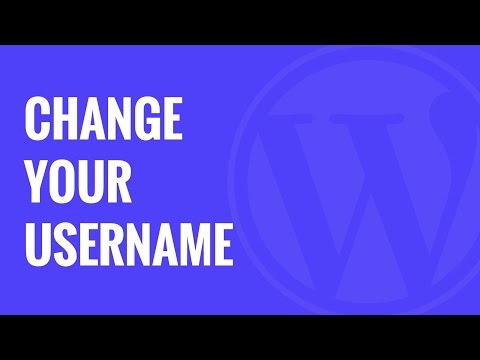 Nasıl Wordpress Kullanıcı Adınızı Değiştirmek İçin