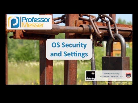 İşletim Sistemi Güvenlik Ve Ayarlar - Sık Güvenlik + Sy0-401: 4.3