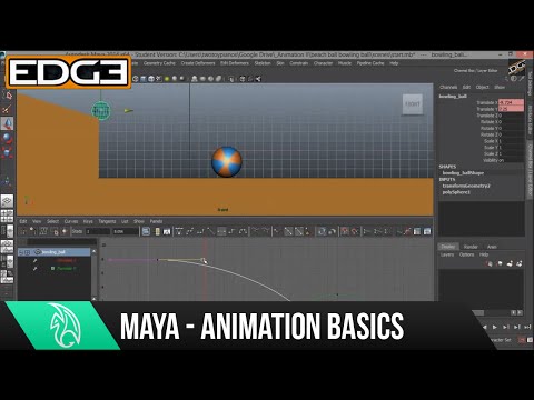Maya Animasyon Eğitimi İçin Yeni Başlayanlar - Anahtar Çerçeveler Hd Ayarlama