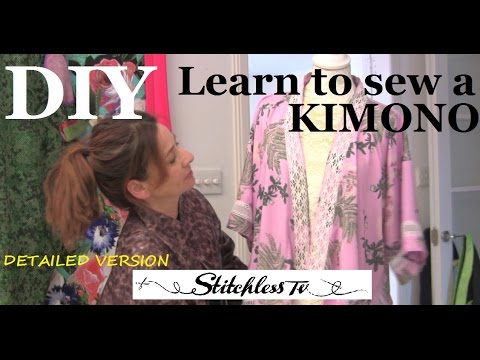 Dantel İle Dıy Kimono Ekler