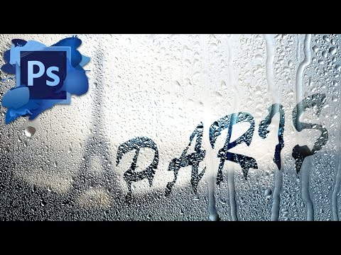 Photoshop Cc Tutorials: Yağmur Metin Efekti! Sisli Yazmak İçin Nasıl