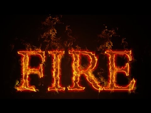 Nasıl Ateş Metin Efektleri Yapmak | Photoshop Cc Eğitimi