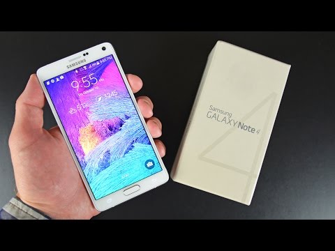 Samsung Galaxy Not 4: Unboxing Ve Gözden Geçirin