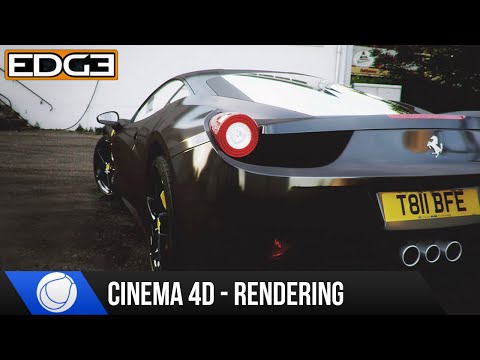 Cinema 4D Ve Eğitimi - Ferrari Italia Bölüm 1 Hd Render Oktan İşleyici Araba