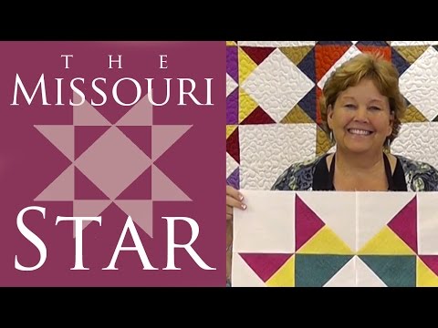 Missouri Yıldızlı Yorgan Blok: Kolay Öğretici Msqc Jenny Anomali İle Kapitone