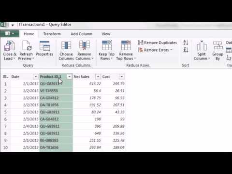Excel 2013 Güç Sorgu #02: Powerpivot Veya Excel Tablo Veri Ve Alma Dönüşümü