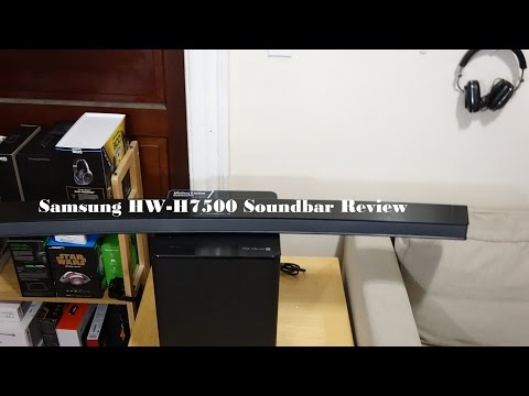 Soundbar Gözden Geçirme Samsung Hw-H7500 Kavisli