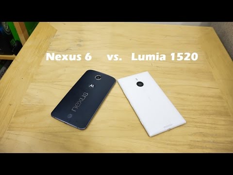 Savaş Vid: Nexus 6 Vs Lumia 1520