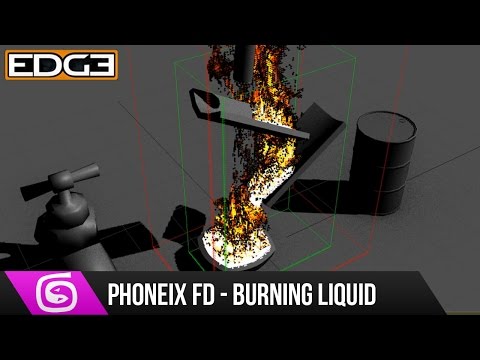 3Ds Max Ve Phoenix Fd Eğitimi - Sıvı Hd Yakıcı