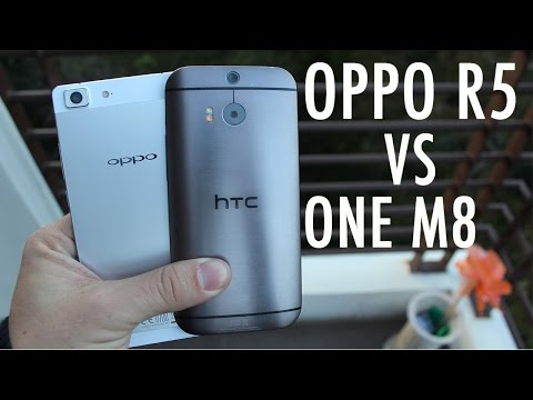 Oppo R5 Vs Htc Bir M8: Vs Güçlü İnce