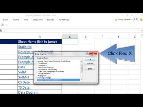 Excel 2013 İstatistiksel Analizi #2: Veri Yüklemek İçin Şaşırtıcı Excel İstatistiksel Araçlar Çözümleme Eklentisi
