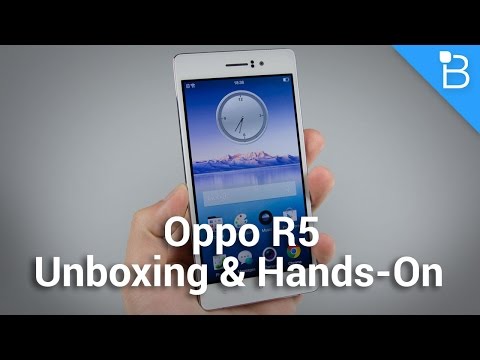 Oppo R5 Unboxing Ve Uygulamalı
