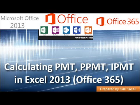 Devresel_Ödeme, Ipmt, Ppmt Excel 2013 (Office 365) Hesaplama: Bölüm 11 18
