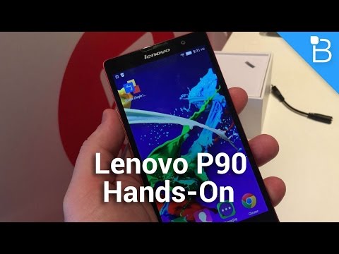 Lenovo P90 Hands: Intel Atom Ve Büyük Bir Pil