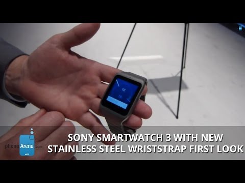 Sony Smartwatch 3 Yeni Paslanmaz Çelik Kol İle İlk Bakmak