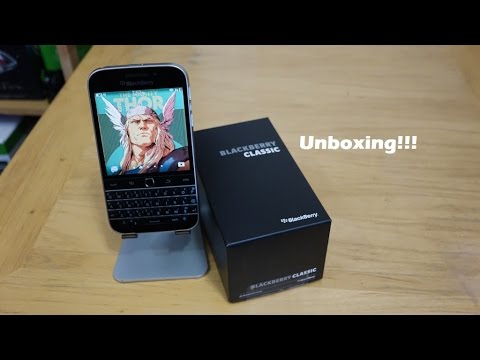 Blackberry Klasik Unboxing Ve Uygulamalı