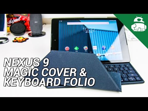 Nexus 9 Durumlarda - Sihirli Kapak Ve Klavye Folyo