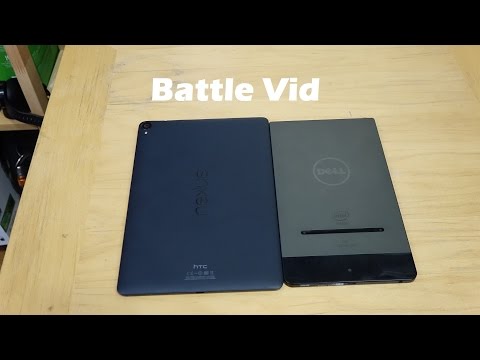 Savaş Vid: Nexus 9 Vs Dell Mekan 8 7000