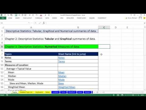 Excel 2013 İstatistiksel Analiz #16: Konumu: Yani, Medyan, Merkezi Konumu İçin Mod