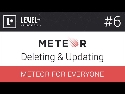 # Silme Ve Güncelleştirme - Meteor Herkes İçin 6