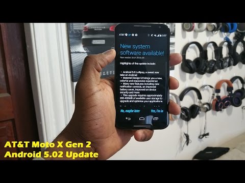 At&T Moto X Gen 2 Android 5.0.2 Güncelleme