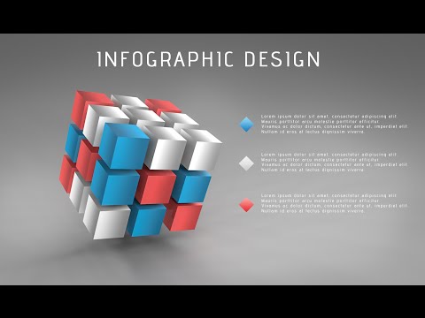 3D Grafik Tasarım Infographic | Photoshop Cinema 4D C4D Öğretici