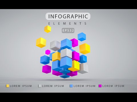 3D Grafik Tasarım Infographic | Photoshop Cinema 4D C4D Öğretici 03