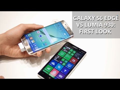 Samsung Galaxy S6 Kenar Nokia Lumia 930 Karşı: İlk Bakış