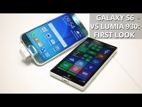 Samsung Galaxy S6 Nokia Lumia 930 Karşı: İlk Bakış