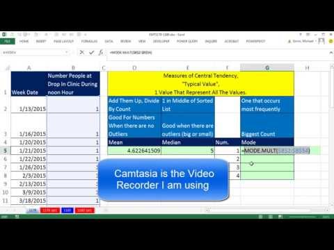 Excel Sihir Numarası 1179: Ortalama, Medyan Ve Veri Kümesi Modundan Hesaplamak