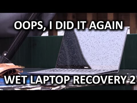 Islak Laptop Kurtarma Yeniden - Dell Xps 13