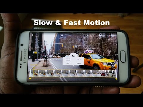 Samsung Galaxy S6 Yavaş Ve Hızlı Hareket Video Örneği