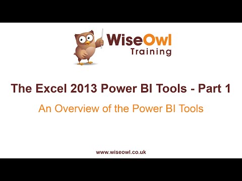 Excel 2013 Güç Bı Araçlar Bölüm 1 - Güç Bı Araçlarına Genel Bakış