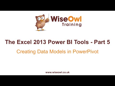 Excel 2013 Güç Bı Araçlar Bölüm 5 - Powerpivot Veri Modelleri Oluşturma