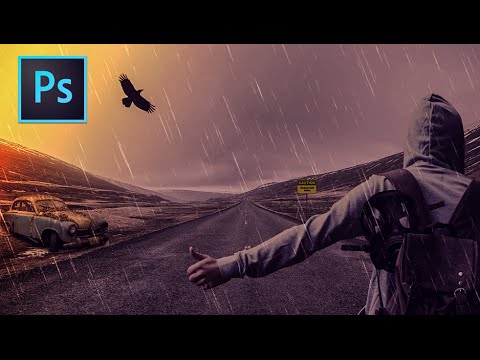 Photoshop İşleme Eğitimi: Karanlık Yağmurlu Gece