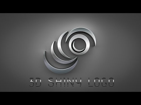 Photoshop Tutorial | Nasıl 3D Logo Tasarım Metal Yapmak